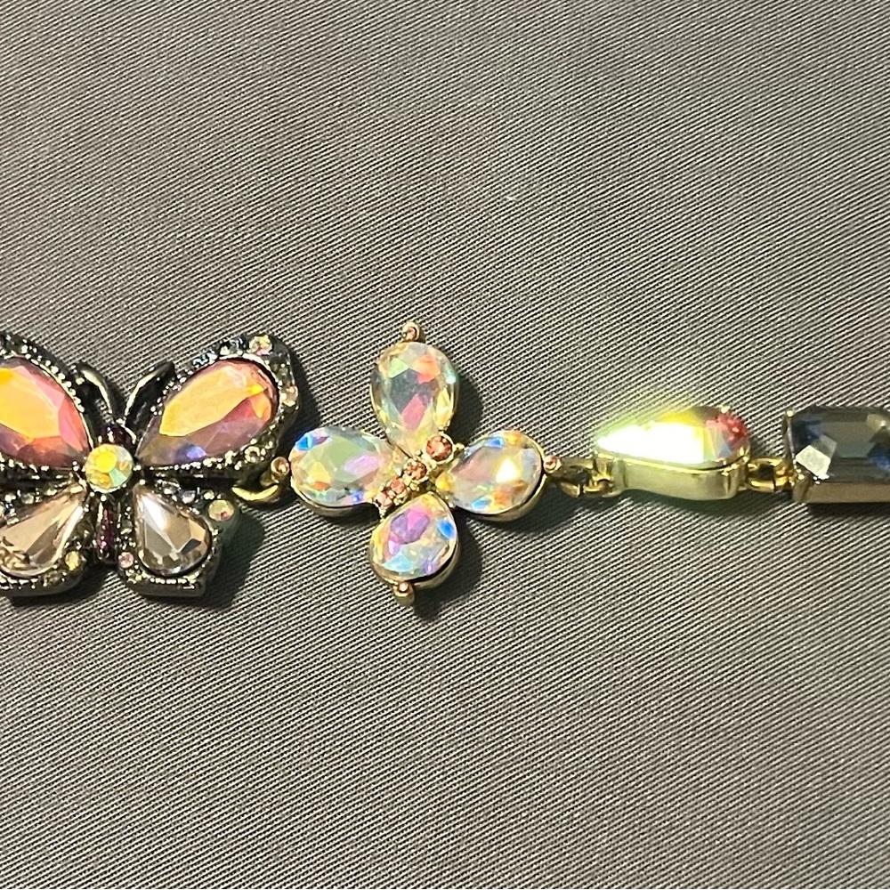 Betsey Johnson Multicolor Butterfly Bracelet